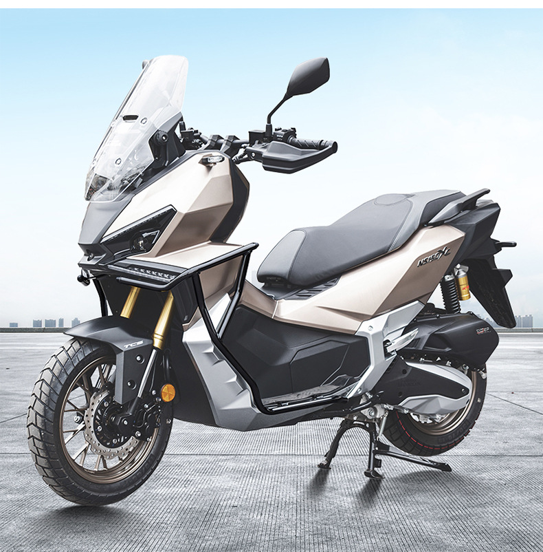 Suitable for Xin Da Zhou Honda Ns150Xc Bumper Exhaust Bar Anti-Fall Bar Water Tank Cover Exhaust Cover Modification Accessories