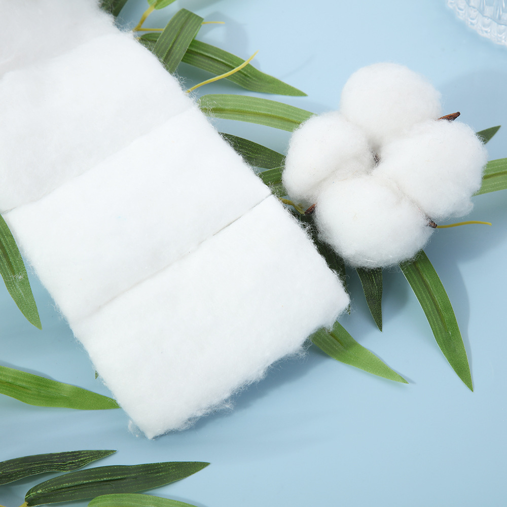 Estación internacional de venta caliente bolsa de algodón maquillaje portátil viaje 100g plegable maquillaje limpio algodón al por mayor