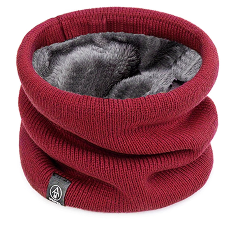 Otoño y invierno, bufandas calientes para hombres y mujeres, bufandas deportivas a prueba de viento para montar y espesar para proteger la columna cervical.