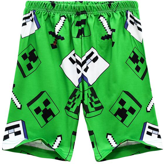 2024 spring children's new my world game printing suit children's short sleeve home clothes suit 91022