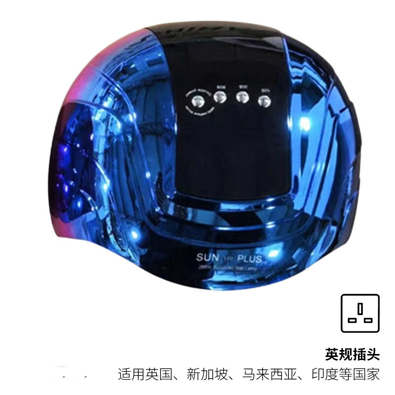 268W alta potencia manicuría lámpara de secado rápido manicuría tienda luz de terapia UVLED manicuría lámpara de horno inteligente máquina de manicuras de inducción