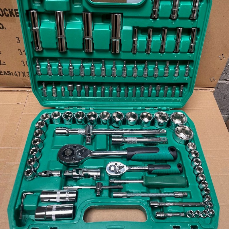 Minda Hardware 150 ピース自動車修理ツールセット車の修理セットソケットレンチ組み合わせツール修理|undefined