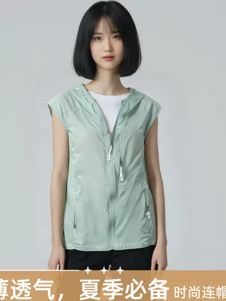 2025 New Summer Outdoor Thin Skin Vest Women's Sleeveless Coat Quick-drying Breathable Waistcoat Sports Vest