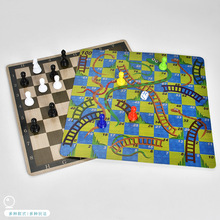 飞行棋跳棋多功能棋盘多合一蛇棋围棋儿童桌面游戏棋类玩具批发