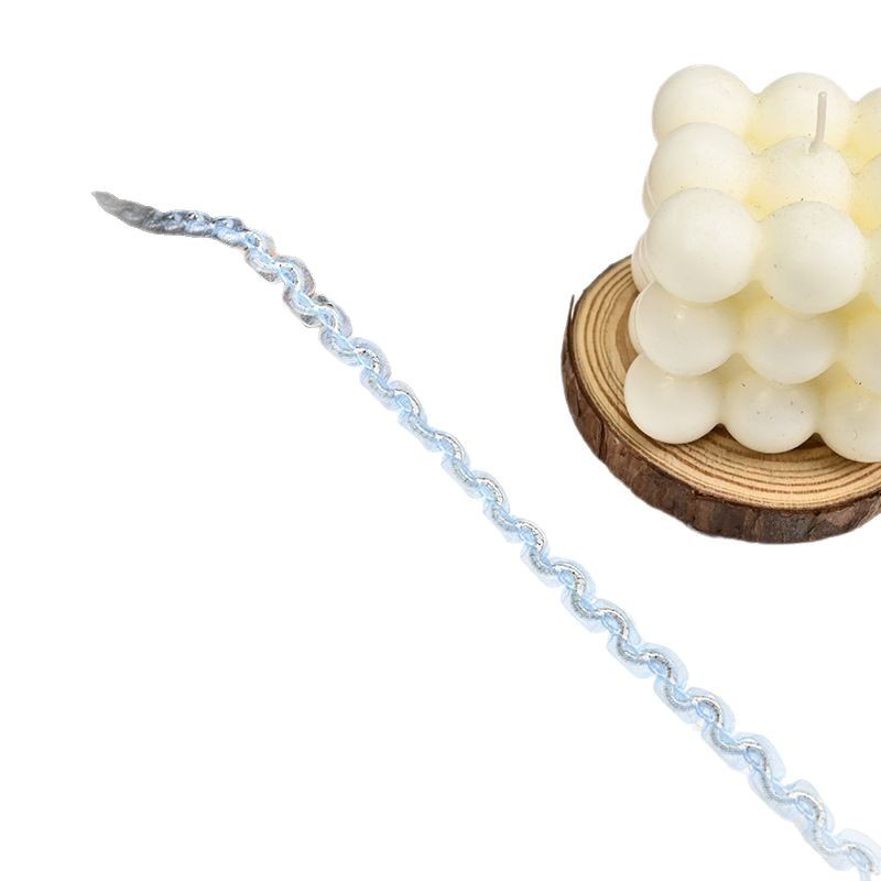 Nuevo hilo de nieve ondulado encaje DIY accesorios de ropa hecha a mano multicolor encaje opcional al por mayor trenzado