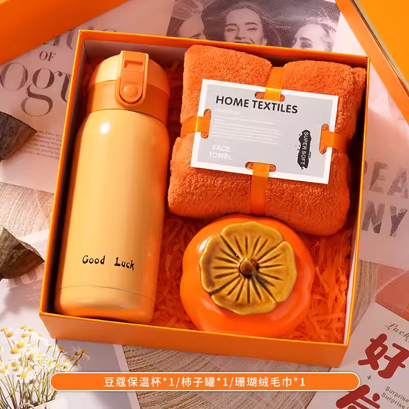 Conjunto de souvenirs de negocios Regalo de año nuevo Regalo de apertura para empleados Cumpleaños del cliente Caja de tazas de aislamiento práctico de negocios