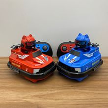 儿童卡通遥控碰碰车双人对战漂移民弹射卡丁车对碰亲子互动玩具