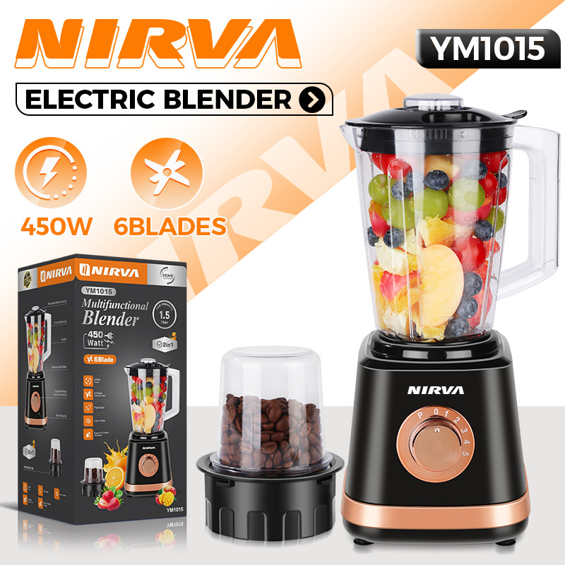 Nirva European Cross-Border Multifunctional Household Grinder Fruit Food Supplement Machine Mixing Juicer Wall-Breaking Cooking Machine