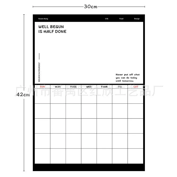 厂家推荐磁性白板写字板  供应彩色磁性画板  可擦写留言板