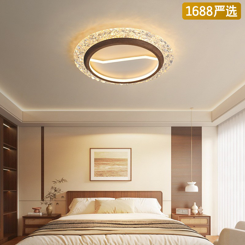 [Selección estricta] lujo ligero creativo romántico estilo francés antiguo lámpara principal de la habitación lámpara de cristal minimalista lámpara de techo