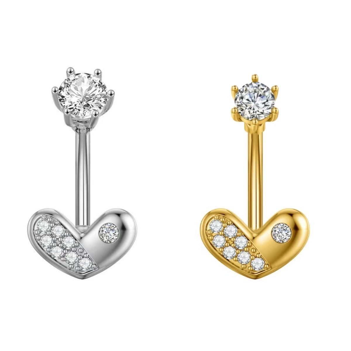 16G labret stud size and finish detail