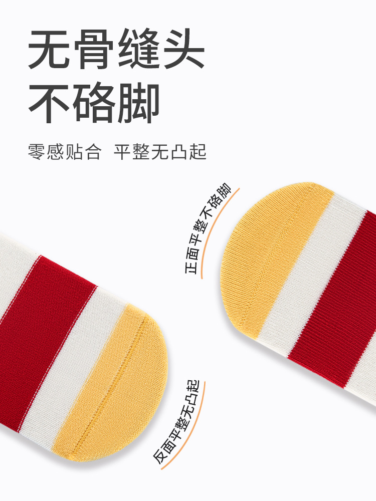 2024 otoño y invierno nuevos productos bebés Año Nuevo calcetines rojos Año Nuevo bebés recién nacidos aniversario calcetines de luna llena