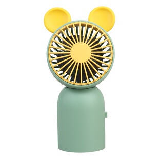 New Cartoon Mini Big Head Handheld Fan Portable Student Desktop USB Small Fan Printable logo Gift