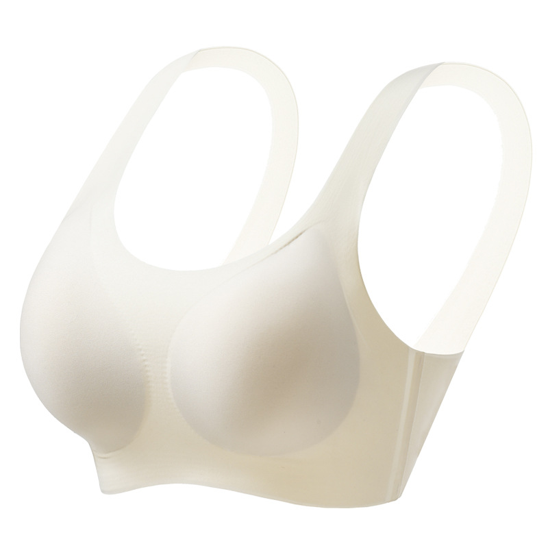 Sin anillo de acero, envoltura estable, pecho pequeño de niña, sujetador de copa vacío, ropa interior, pecho pequeño de mujer, ropa interior de mujer sin costuras