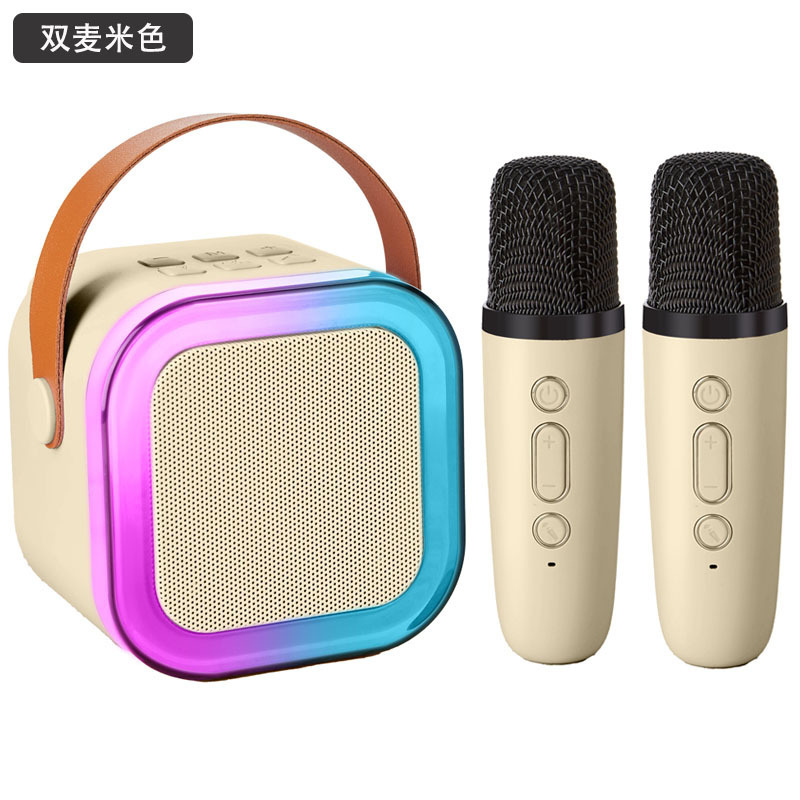 K12蓝牙音响迷你便携K歌麦无线蓝牙一体机卡拉OK唱歌点歌家庭KTV|undefined