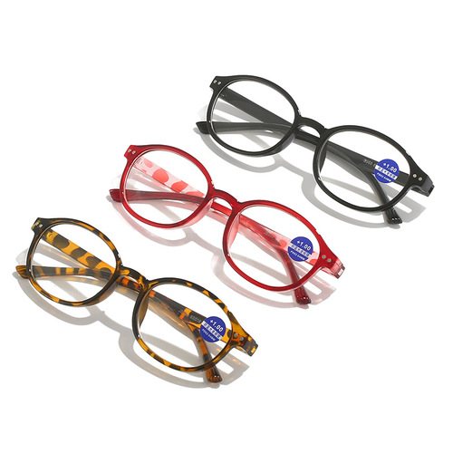 Xiaohongshu anti-blue light reading glasses for women, high-definition, ultra-light, fashionable, high-end reading glasses for street stalls, wholesale old light