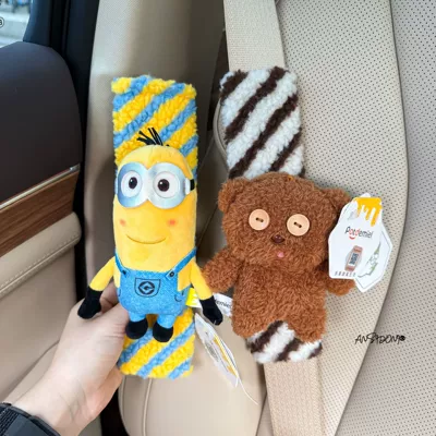 Sürətlər qutusu və əl tormozu başlıqları | Seatbelt Cover Car Interior - shoulder-pads-striped-shoulder-pads-authentic-kevin-tim-bear-two-pieces