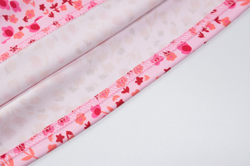 أزياء Ditsy الأزهار U الرقبة بلا أكمام فساتين البوليستر فستان ميدي حزام Dresspicture4