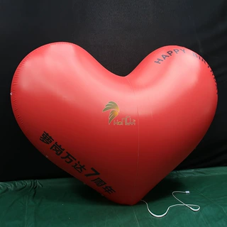 厂家直销PVC充气爱心气模模型商场美陈七夕情人节520活动现场装饰
