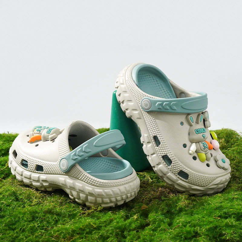 Детская обувь «крокодил», тапочки для мальчиков, летние новые детские нескользящие сандалии для девочек, верхняя одежда, пляжная обувь для больших мальчиков