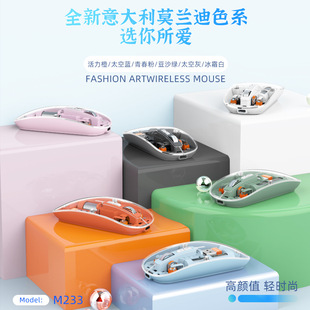 New transparent wireless Bluetooth mouse lightweight portable desktop notebook office home mouse factory direct sales