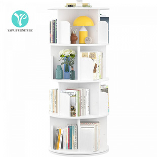 360 Family Rotating Bookcase Can Be Used for More Than 16 Pairs of Bookcases Amazon Hot-Selling Panel Furniture Factory Wholesale