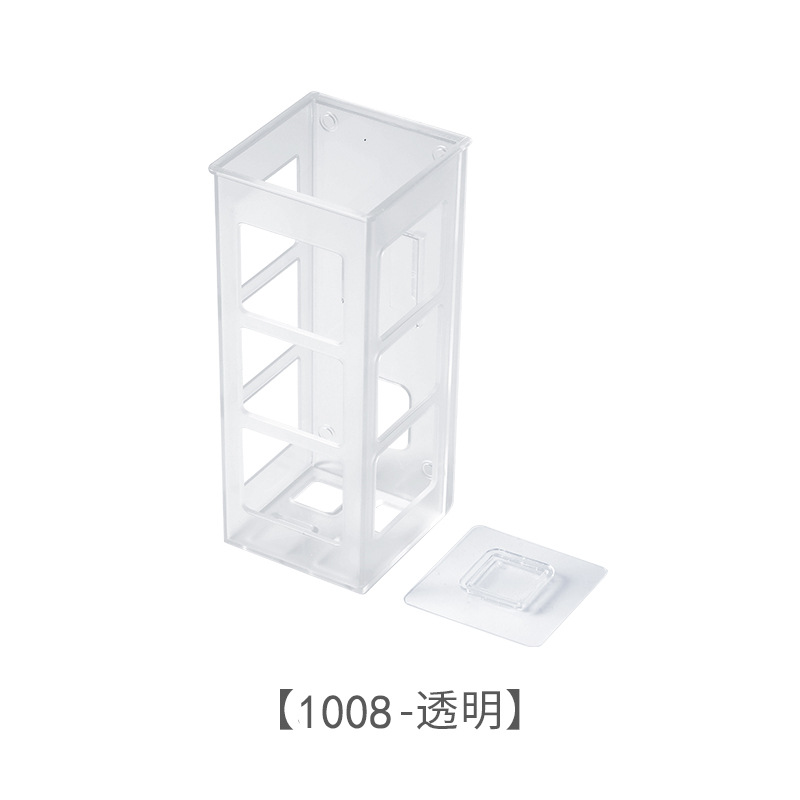 Dormitorio estante de almacenamiento de plástico montado en la pared ponche libre de herramientas de peluquería maquillaje organizador hogar Baño rizador de pelo de almacenamiento