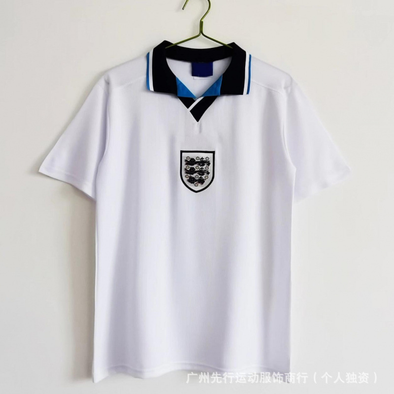 Colección de fútbol retro popular Argentina Alemania Inglaterra Brasil Copa Mundial de fútbol de manga corta