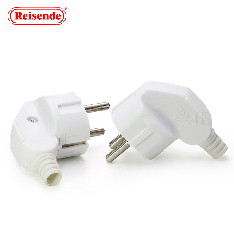 欧式欧标欧规插头德标德规德法插头三极可拆式欧规接线装配式插头