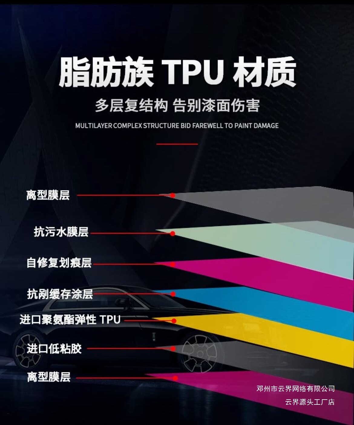 Suitable for Aito M5M6M7M8M9 Invisible Car Cover Tpu Car Full Body Paint Protection Film Transparent Anti-Scratch