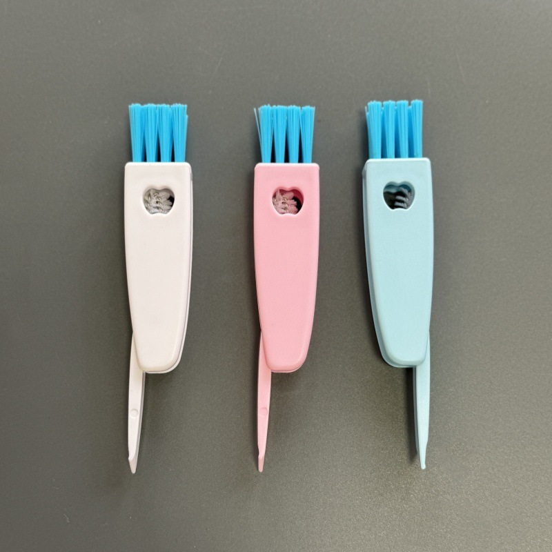 3-in-1 컵 세척 브러시, 유리병 브러시, 보온병 컵 청소 브러시, 병 입구 컵 뚜껑 브러시, 홈 및 간격 브러시