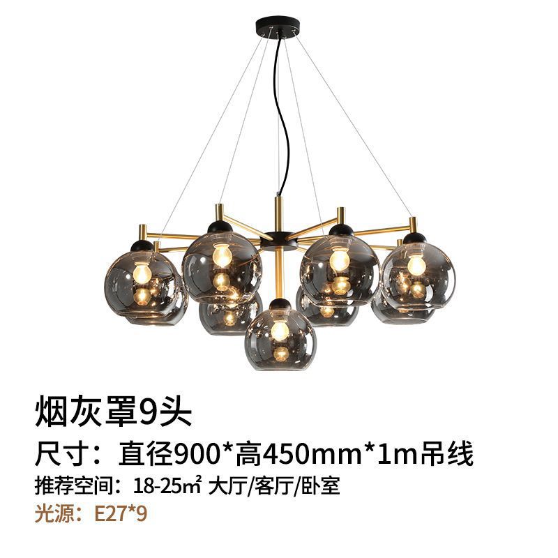 Luz de lujo sala de estar lámpara moderna creativa café Hotel habitación Tienda ropa tienda decoración lámparas una generación