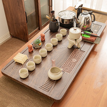 现代简约茶具整套套装全自动烧水壶一体茶盘家用客厅泡茶功夫茶台