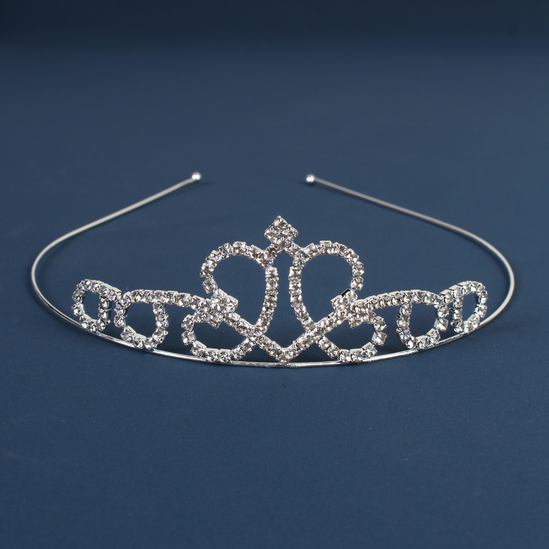 Fabricante recomendar estilo coreano niños diadema nupcial rhinestone tocado estilo coreano vestido de boda garra cadena Accesorios al por mayor