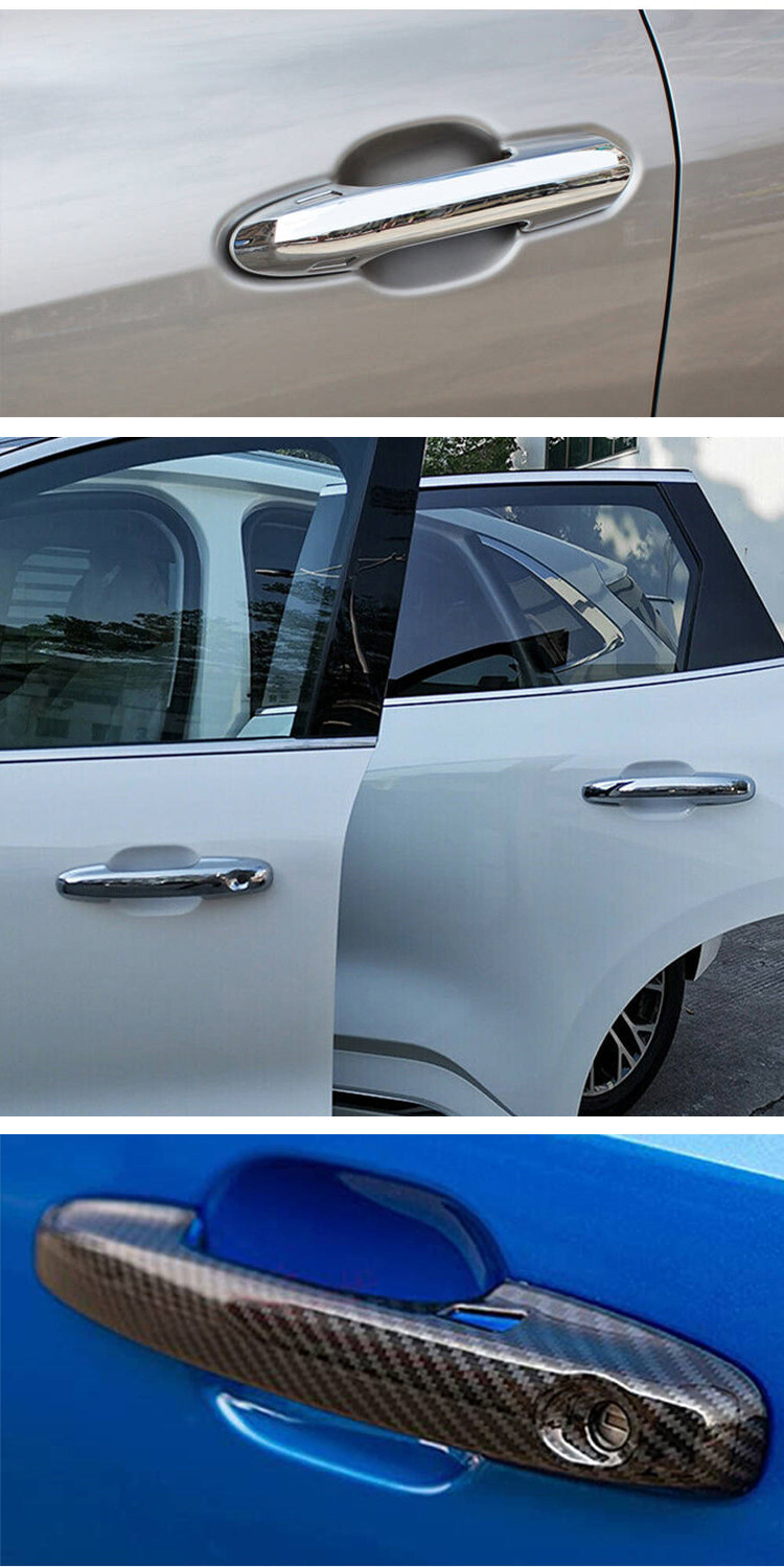 Suitable for 05-12 Renault Clio Mk3 Door Handle Shell Door Handle Decorative Sticker Car Exterior