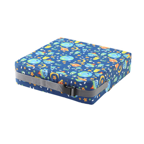 Children's dining chair heightening cushion adjustment primary school student waterproof cushion baby cartoon seat cushion thickening and heightening cushion