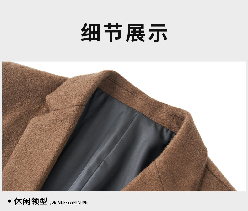 Áo vest len nam dáng ôm, cổ vest hai nút, tay dài, dày dặn — cà phê, màu xanh đậm, đen chi tiết 25
