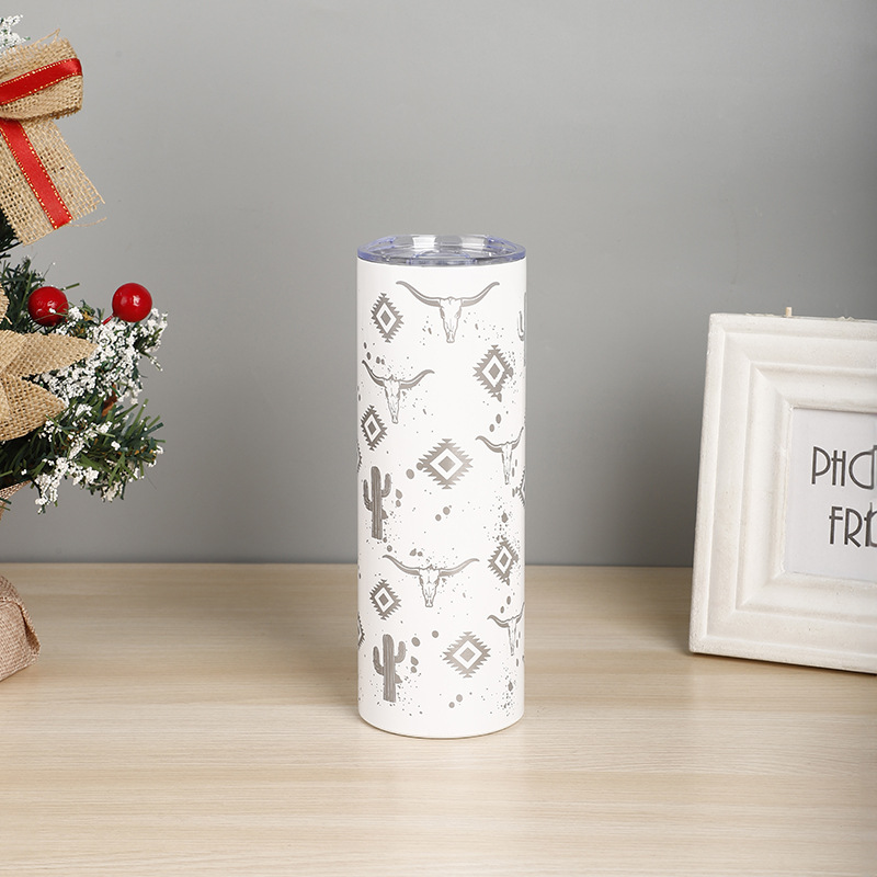 720g Weight Water Bottles Kitchen and drinking utensils Water Cup Event & Party Supplies 1 Piece Quantity Daily Occasion Stainless Steel Material Christmas Festival Cartoon Pattern Vacation Style Christmas Vacation Cartoon Stainless Steel Water Bottles 1 Piece 3