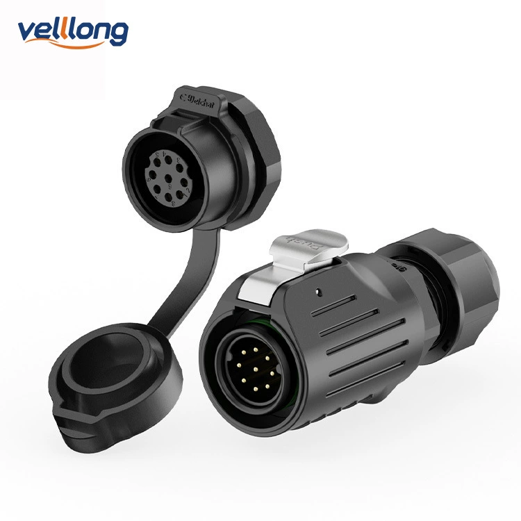 IP68 waterproof power socket connector EW-LP16 panel plastic 2/3/4/5/7/8/9 aviation plug