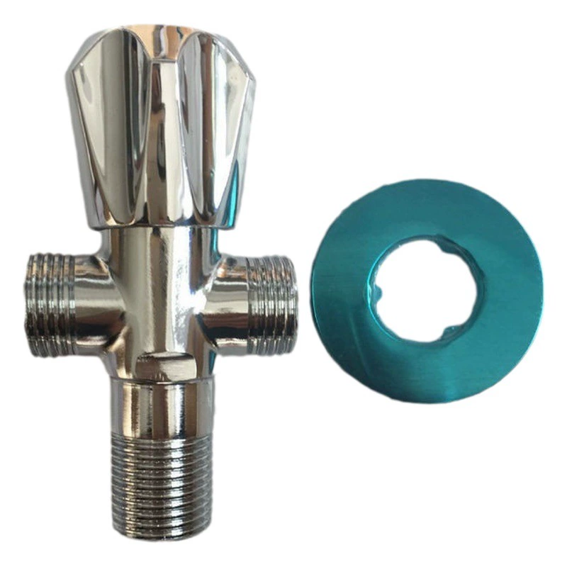 Завод оптом медный двойной выход воды треугольный клапан медный сердечник Быстрое открытие тянуть кран мгновенного нагрева кран