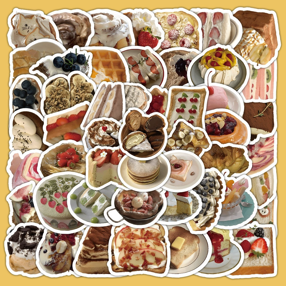 Sticker Pack, multi-design aesthetic stickers, 8×8 cm high-quality sheets, assorted counts 60–103 pcs