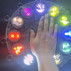 成龙历险记十二生肖全套符石潮流摆件创意发光钥匙扣玩具动漫周边