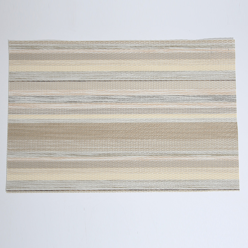 Amazon Nórdico rayas texlin placemat Occidental mantel antiincrustante PVC estera de mesa de café del hotel estera de aislamiento térmico