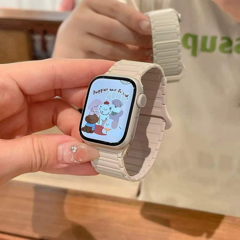 Та же модель подходит для ремешка Apple Watch S9 iWatch SE Ultraapplewatch8 с магнитным креплением S10