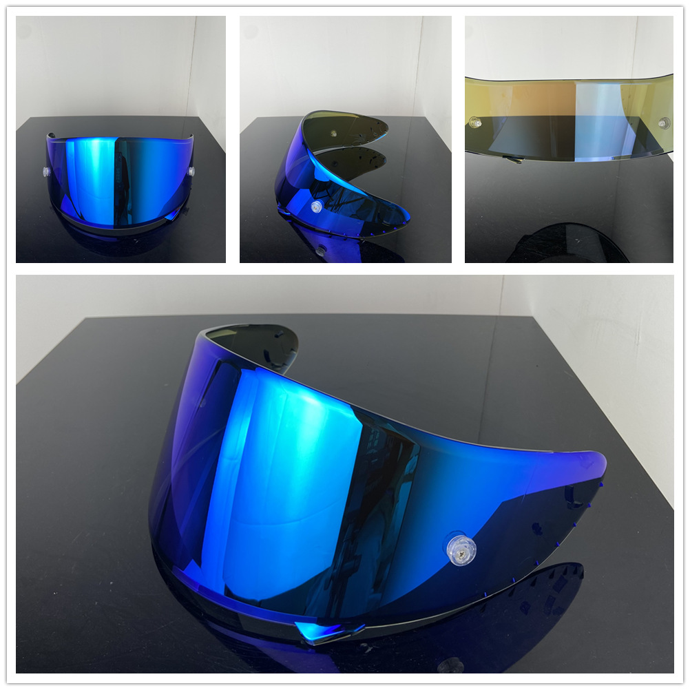 X14 Large Nail Buckle Helmet Lens Suitable for Z7 Nxr Rf1200 Xspirit Electroplated Helmet Mirror