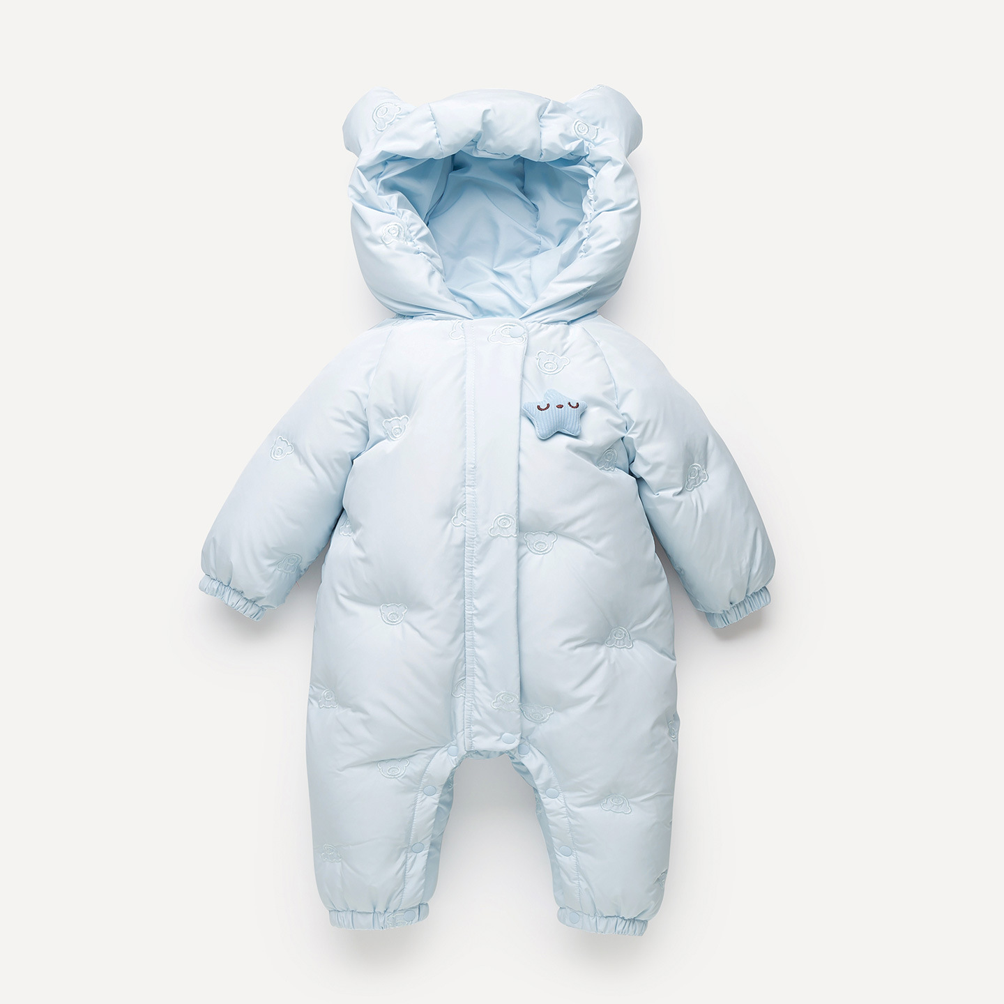 New Baby down Jacket Jumpsuit for Men and Women, Baby down Outing Clothing, Infant Crawling Clothing, Ski Jumpsuit, Winter