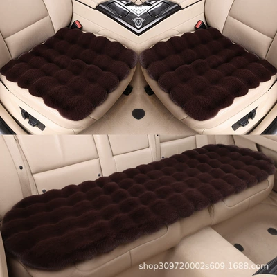 seat cushion thickened warm autumn | Seat cushion, seat cover - coffee-color-single-square-mat