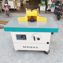 直销机械MXQ45立式单轴倾斜铣床柜门镂铣线条开槽修边台锣机设备