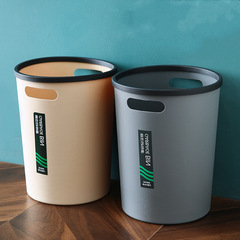 シンプルな2つの耳はオフィスの紙かごのごみの筒の家庭用のプラスチックのゴミ箱を持つことができます。