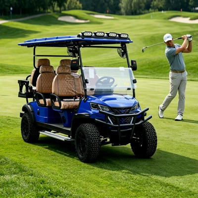 Elektrikli qolf avtomobilləri 8-Seater Golf Carts, Electric Sightseeing